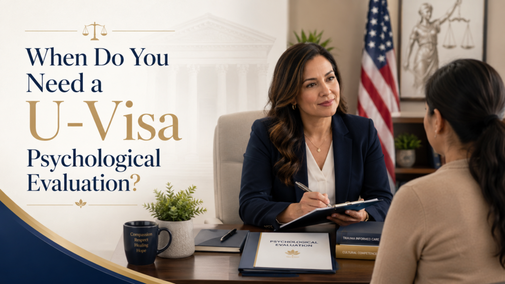 When Do You Need a U-Visa Psychological Evaluation?